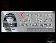 Tablet Screenshot of discotecalastoria.it